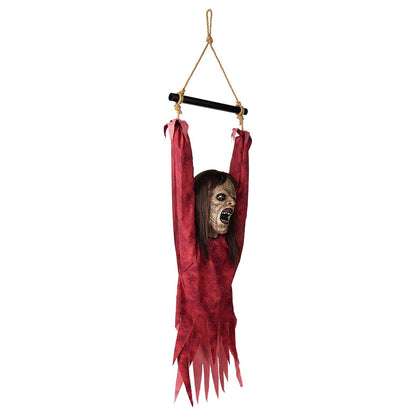 Half Body Hanging Female Zombie MULTI-COLOR
