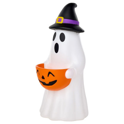 1 Ft. Light-Up Blow Mold Witch Ghost BLACK