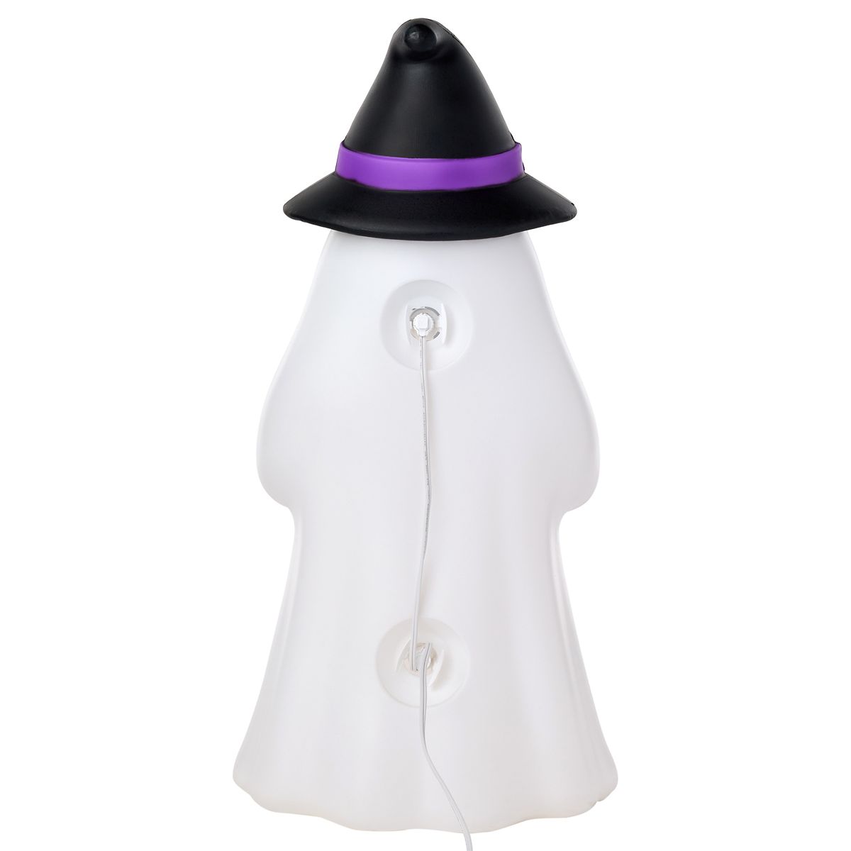 1 Ft. Light-Up Blow Mold Witch Ghost BLACK