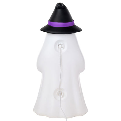 1 Ft. Light-Up Blow Mold Witch Ghost BLACK