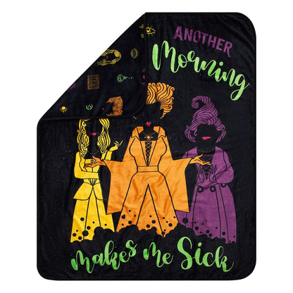 Hocus Pocus Reversible Fleece Blanket BLACK / MULTI