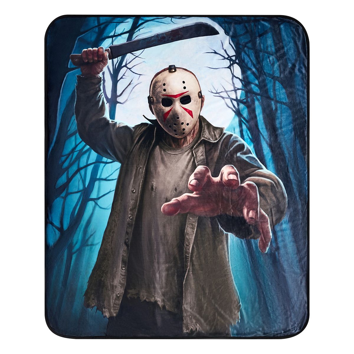 Jason in the Woods Fleece Blanket - Jason Universe MULTI-COLOR