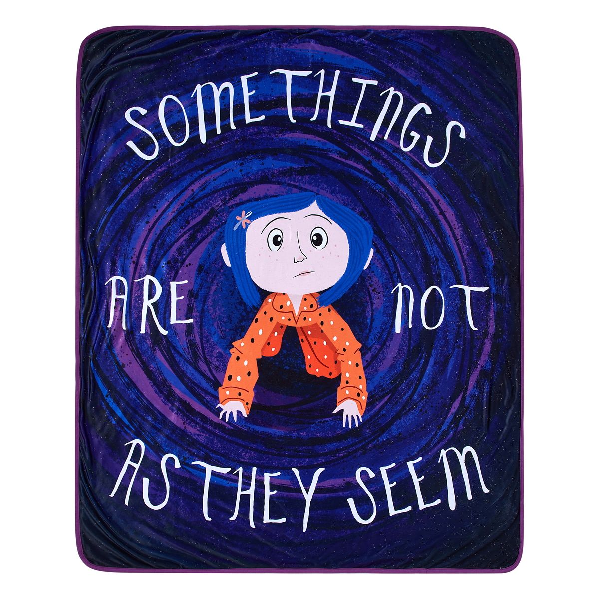 Coraline Tunnel Fleece Blanket MULTI-COLOR