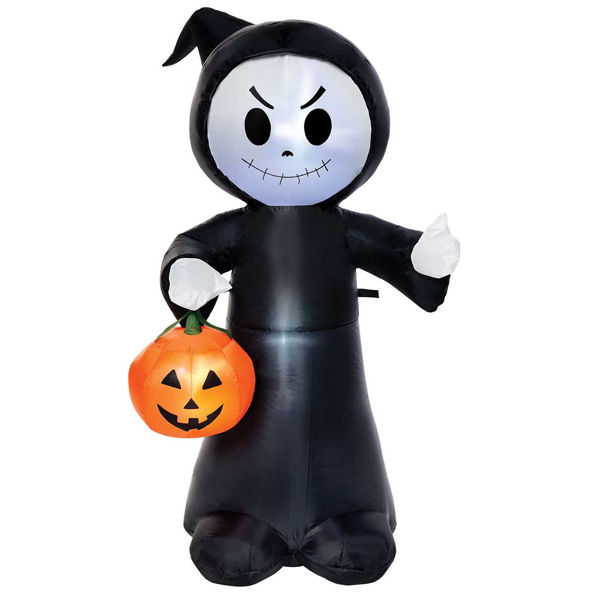4 Ft Light-Up Reaper Inflatable Decoration MULTI-COLOR