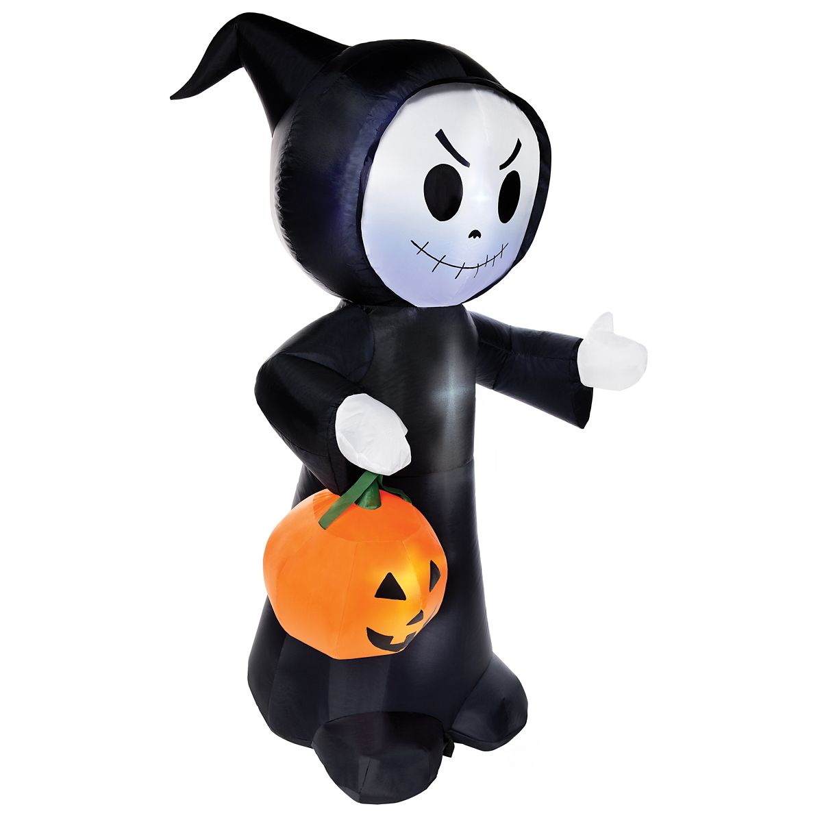 4 Ft Light-Up Reaper Inflatable Decoration MULTI-COLOR