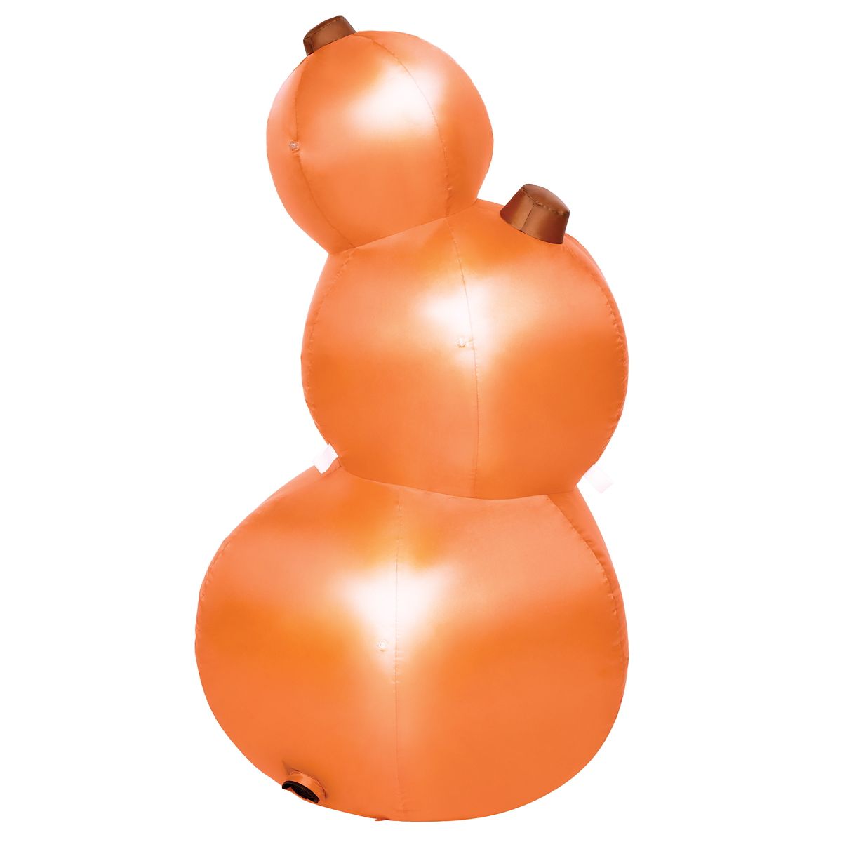 3 Ft 11 In Light-Up Pumpkin Tower Inflatable Decoration ORANGE