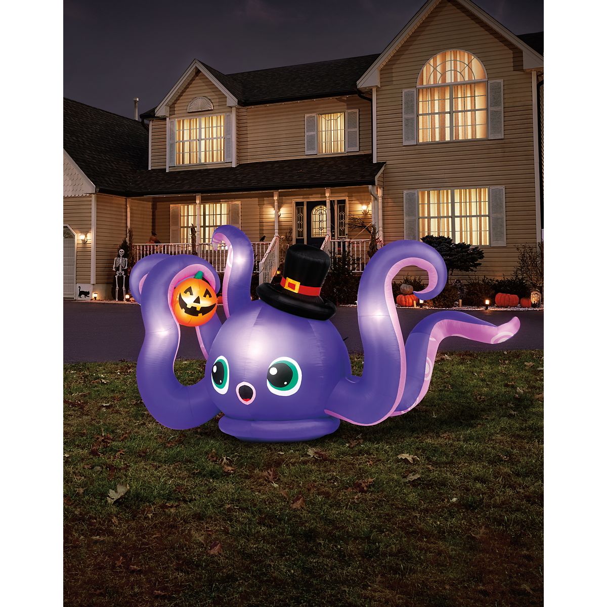 5 Ft Octopus Inflatable Decoration MULTI-COLOR