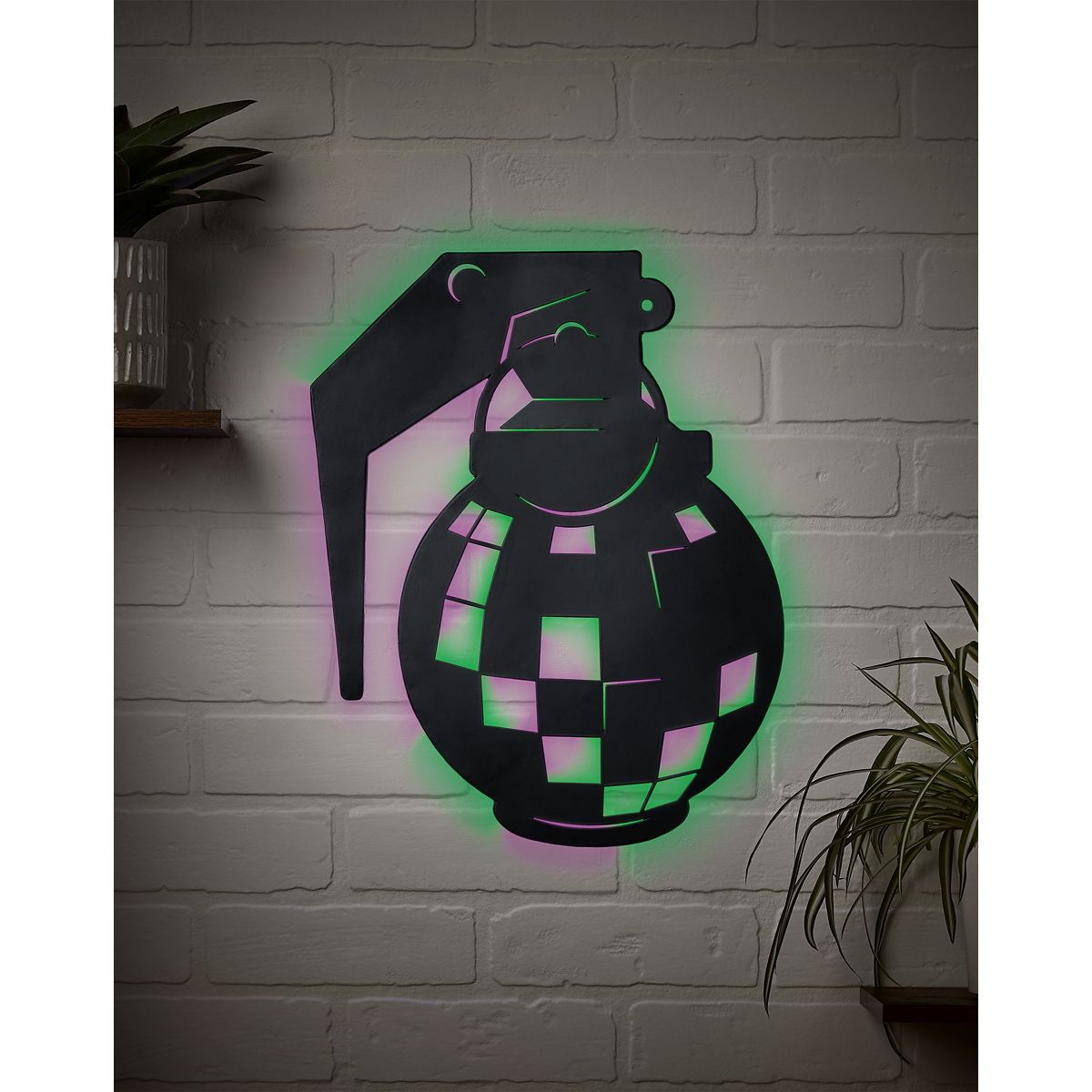Multi-Color Boogie Bomb Light-Up LED Sign - Fortnite MULTI-COLOR