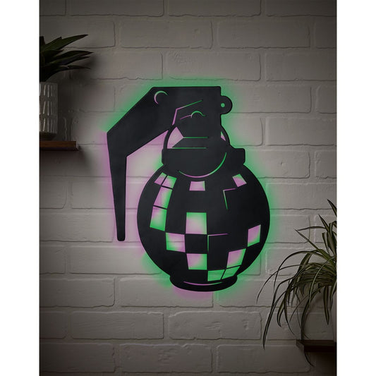 Multi-Color Boogie Bomb Light-Up LED Sign - Fortnite MULTI-COLOR