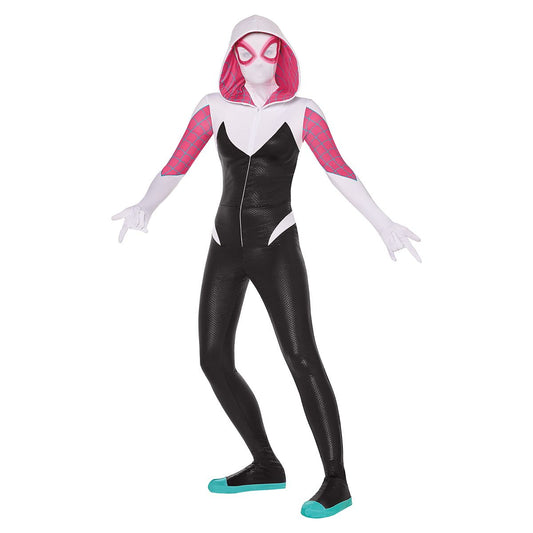 Adult Ghost Spider Costume - Spider-Man WHITE - MULTI