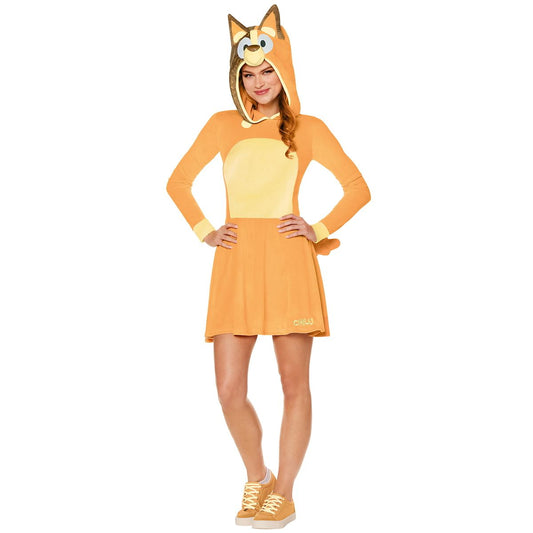 Adult Chilli Dress Costume - Bluey ORANGE