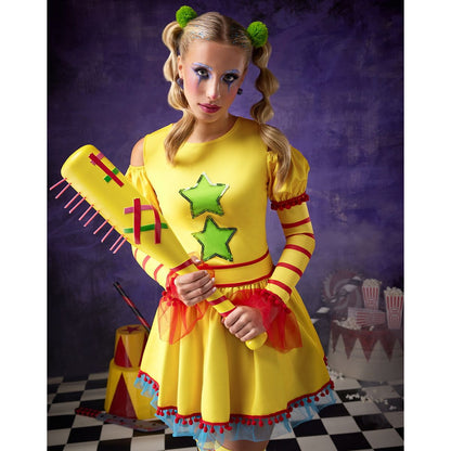Adult Shorty Dress Costume - Killer Klowns from Outer Space YELLOW