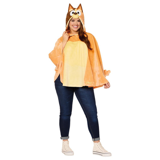 Adult Chilli Plus Size Costume Top - Bluey ORANGE