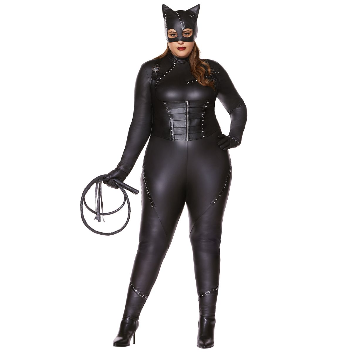Adult Catwoman Costume The Signature Collection - DC Villains BLACK
