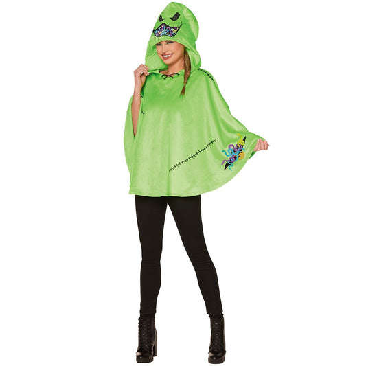 Adult Oogie Boogie Costume Top - The Nightmare Before Christmas GREEN