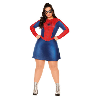 Adult Spider-Girl Costume - Spider-Man BLACK/BLUE/RED