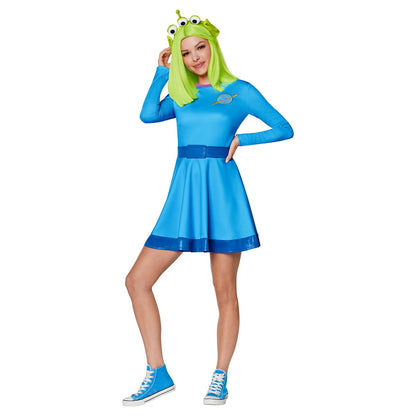 Adult Alien Dress - Toy Story BLUE