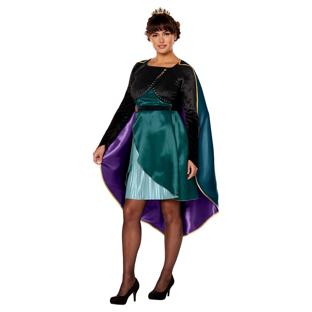 Adult Queen Anna Costume - Frozen 2 BLUE