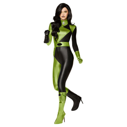 Adult Shego Costume - Kim Possible GREEN