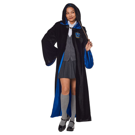 Adult Ravenclaw Robe Deluxe - Harry Potter BLACK AND  BLUE