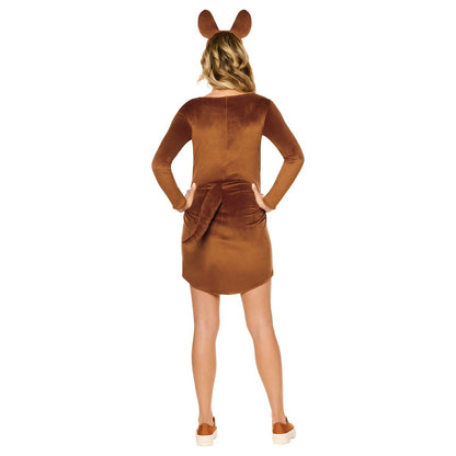 Adult Kanga Maternity Costume -  Winnie the Pooh BROWN