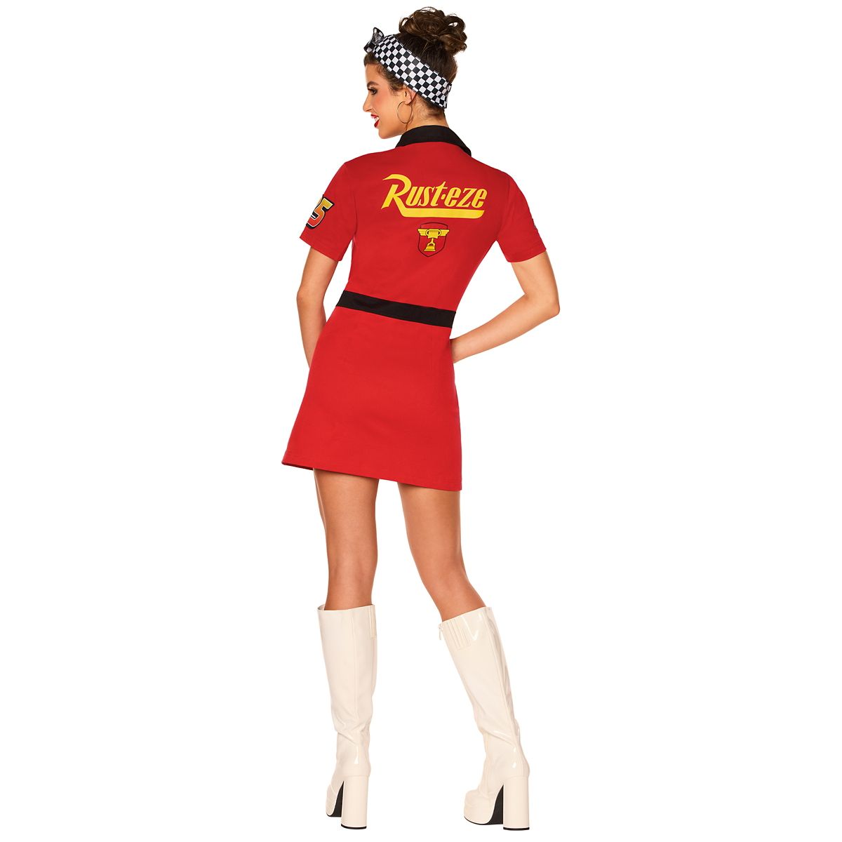 Adult Lightning McQueen Dress Costume - Cars RED