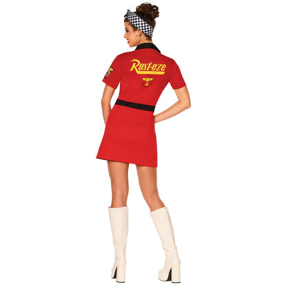 Adult Lightning McQueen Dress Costume - Cars RED