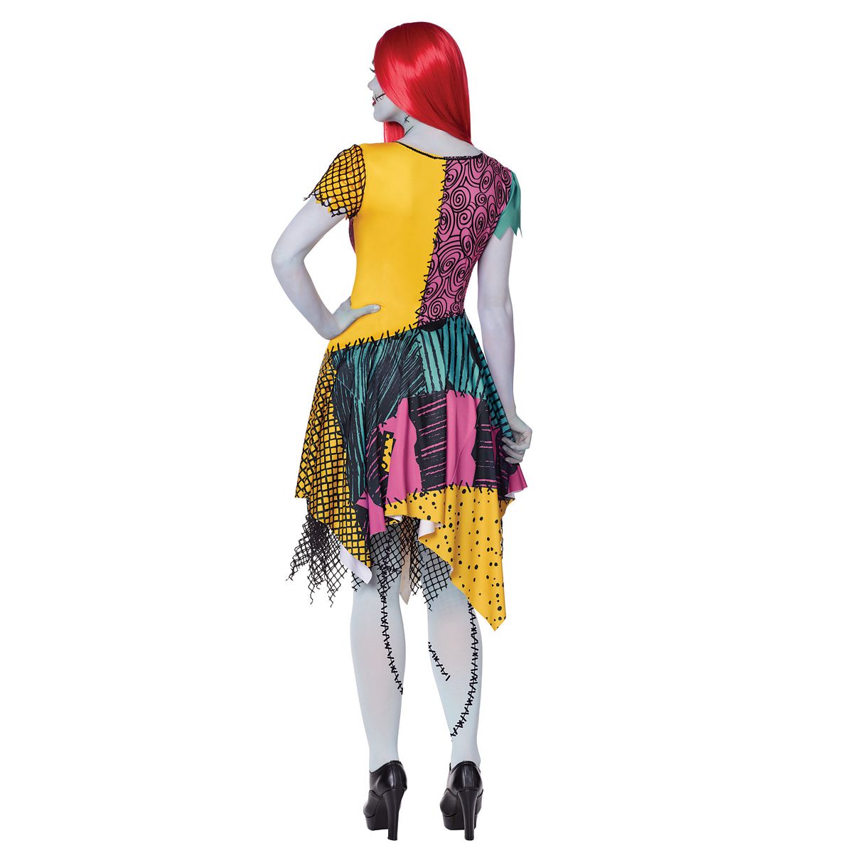 Adult Sally Costume - The Nightmare Before Christmas WHITE - MULTI