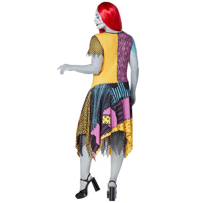 Adult Sally Costume - The Nightmare Before Christmas WHITE - MULTI