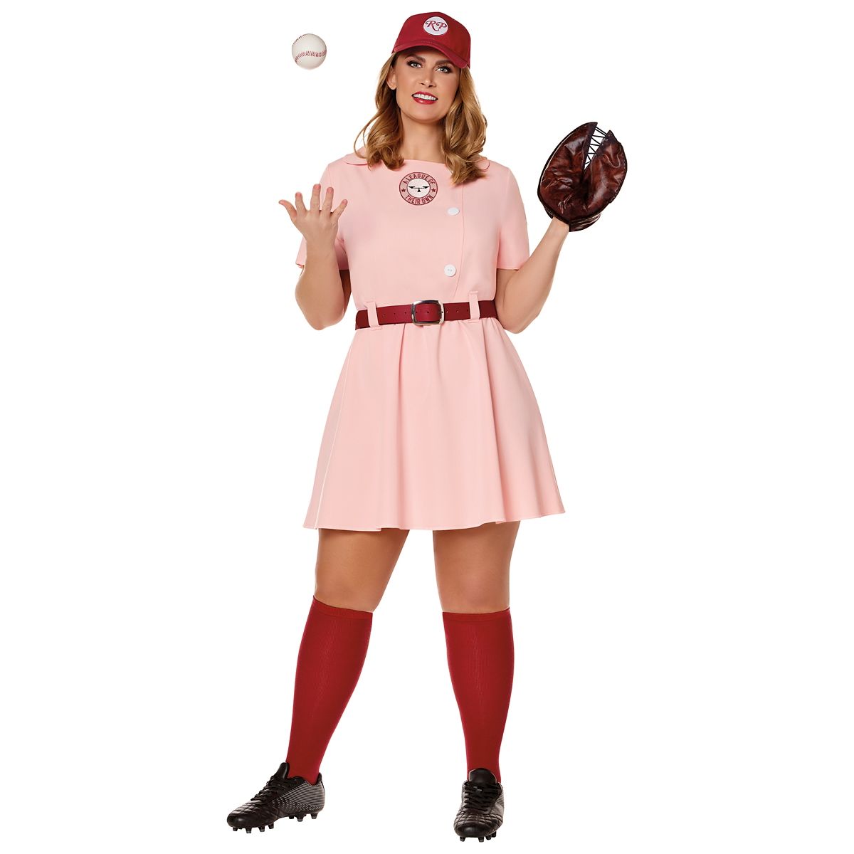 Adult Rockford Peaches Costume - A League of Their Own PINK