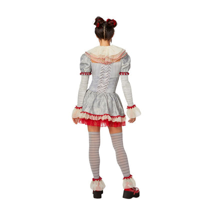 Adult Pennywise Clown Dress Costume - It: Chapter Two GRAY