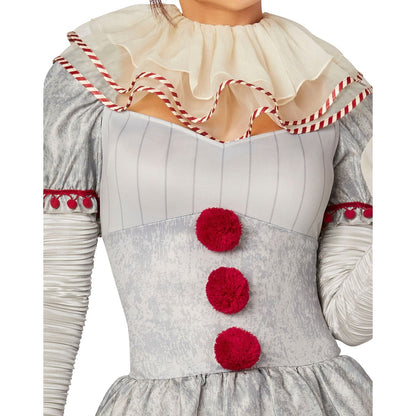 Adult Pennywise Clown Dress Costume - It: Chapter Two GRAY