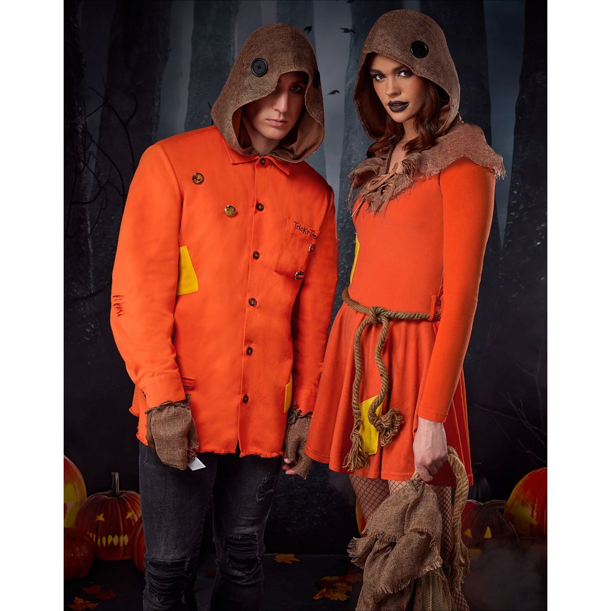 Adult Sam Costume - Trick ‘r Treat ORANGE