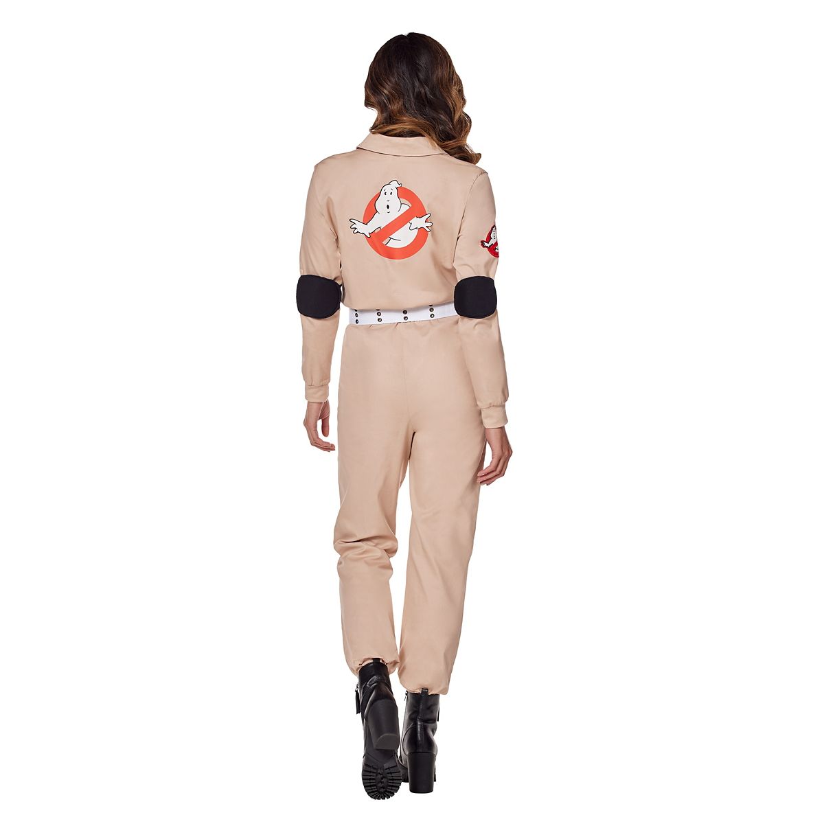 Adult Womens Ghostbusters One Piece Costume - Ghostbusters Classic TAN