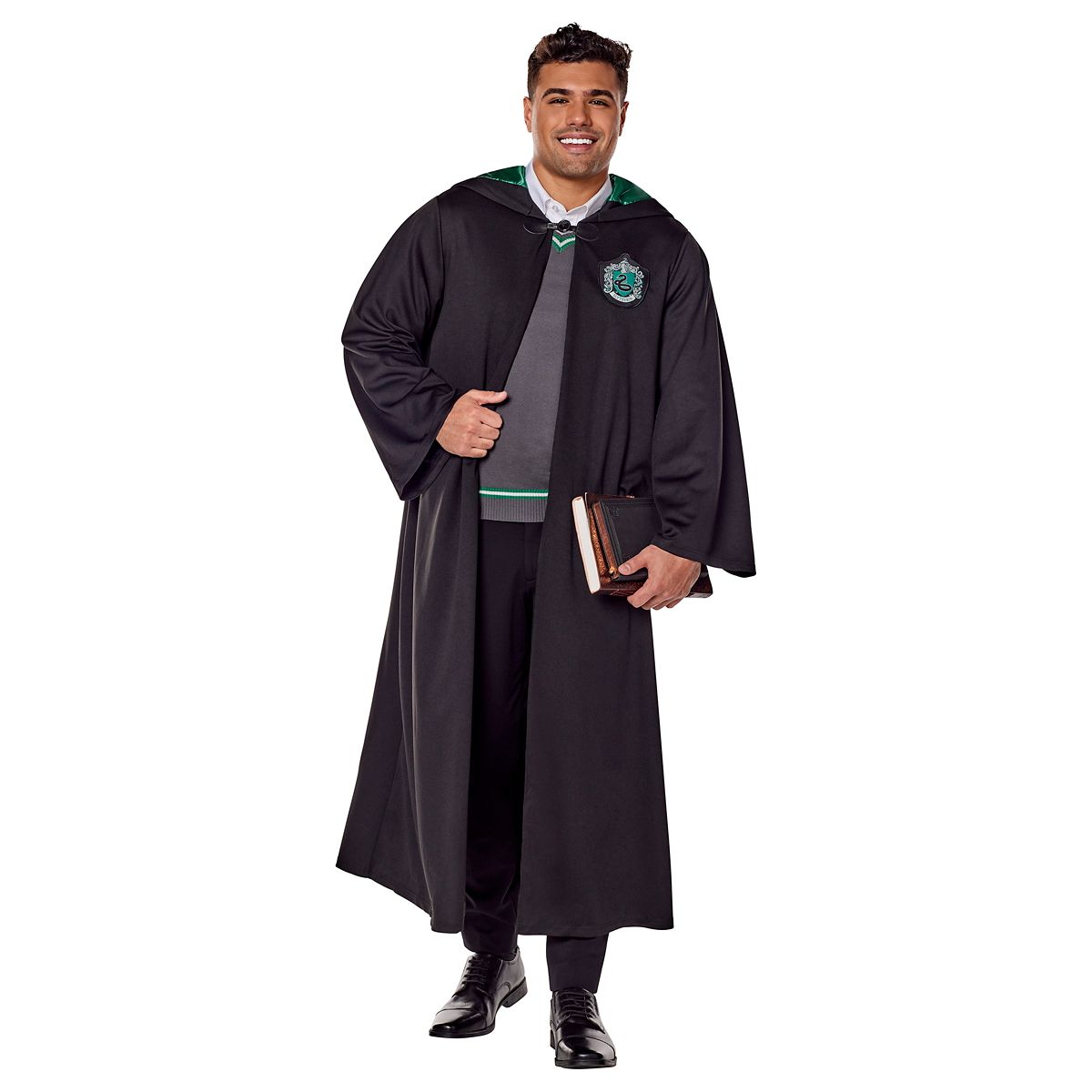 Adult Slytherin Robe - Harry Potter BLACK AND GREEN