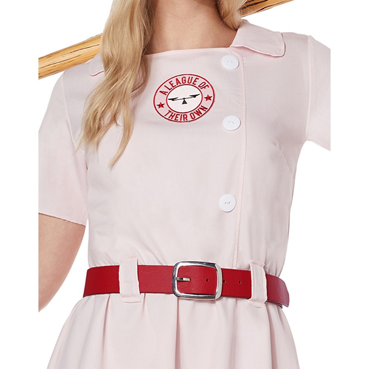 Adult Rockford Peaches Plus Size Costume - A League of Their Own PINK