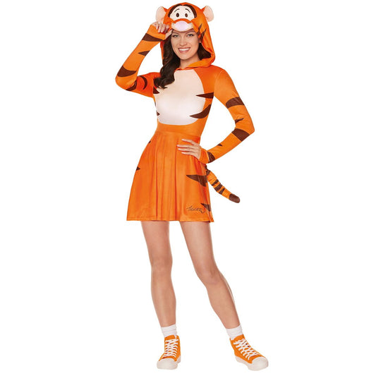 Adult Tigger Dress Costume - Winnie the Pooh ORANGE