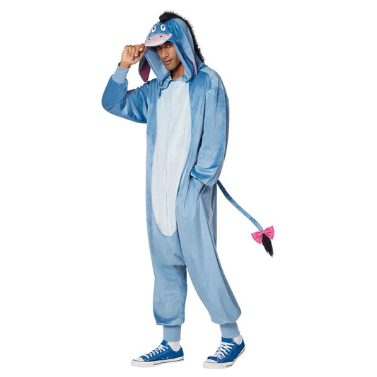 Adult Eeyore Jumpsuit Costume BLUE