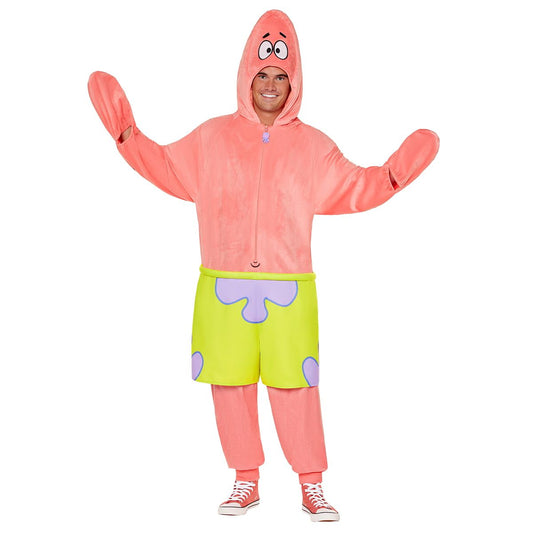 Adult Patrick Star Jumpsuit Costume - SpongeBob SquarePants PINK