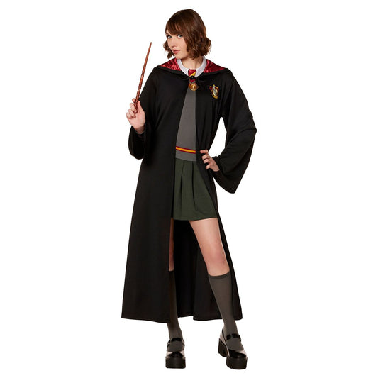 Adult Hermione Granger Robe Costume - Harry Potter BLACK/GRAY