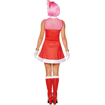Adult Amy Rose Costume - Sonic the Hedgehog RED