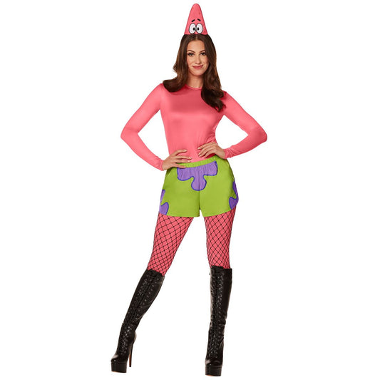 Adult Patrick Star Catsuit Costume - SpongeBob SquarePants PINK