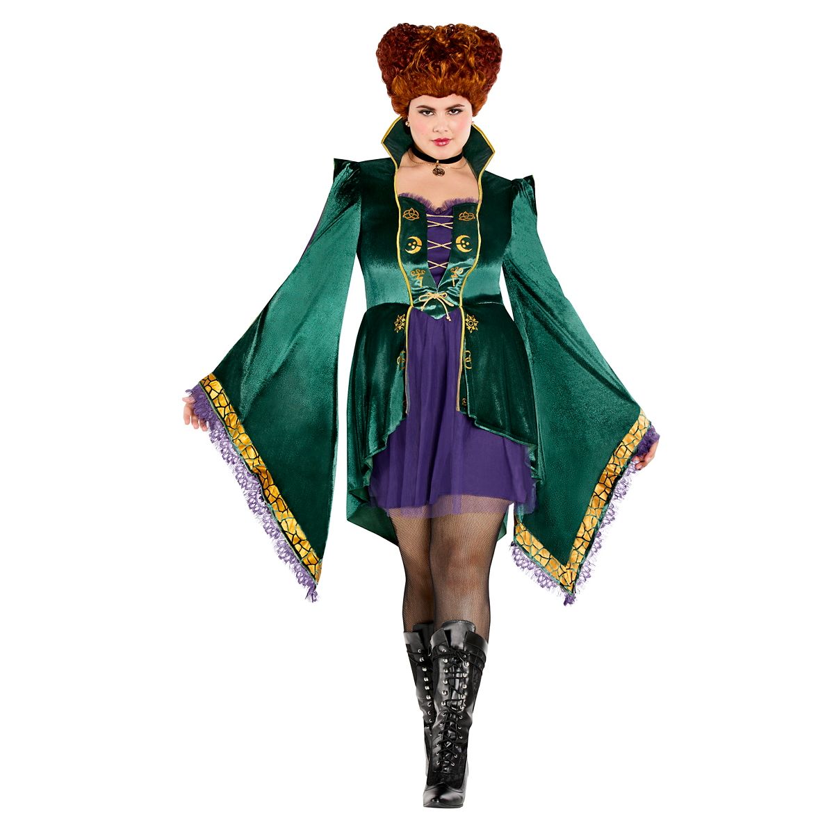 Adult Winifred Sanderson Dress - Hocus Pocus GREEN