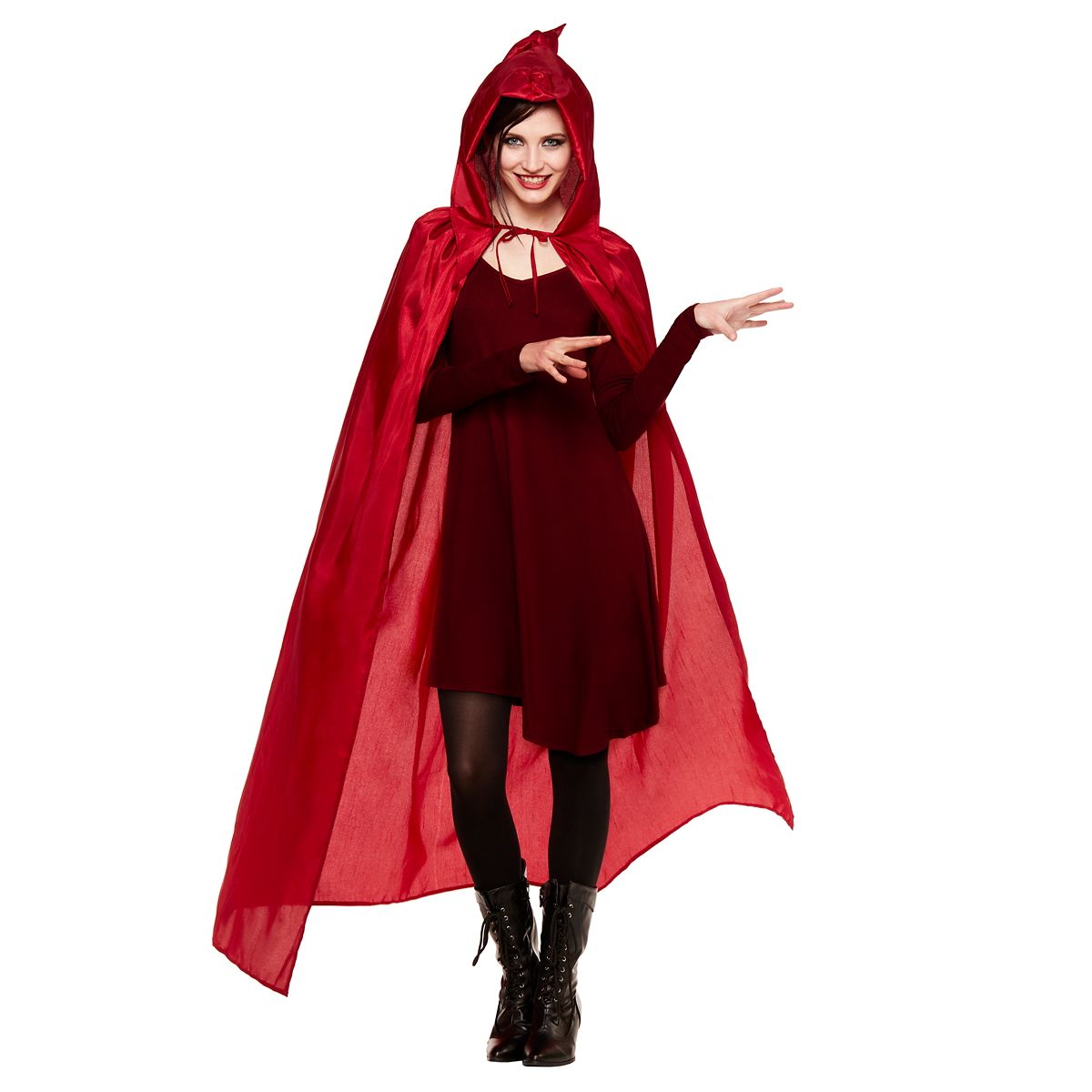 Adult Mary Sanderson Cape - Hocus Pocus RED