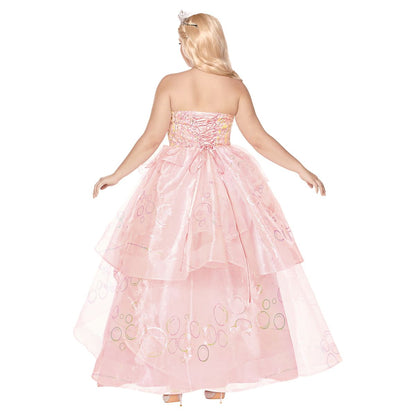Adult Glinda Costume Deluxe - Wicked PINK