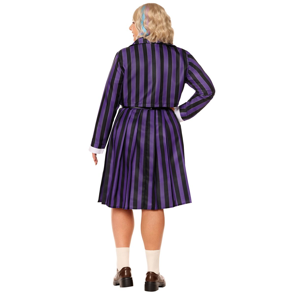 Adult Enid Sinclair Nevermore Academy Uniform Costume - Wednesday PURPLE