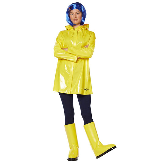 Adult Coraline Costume YELLOW