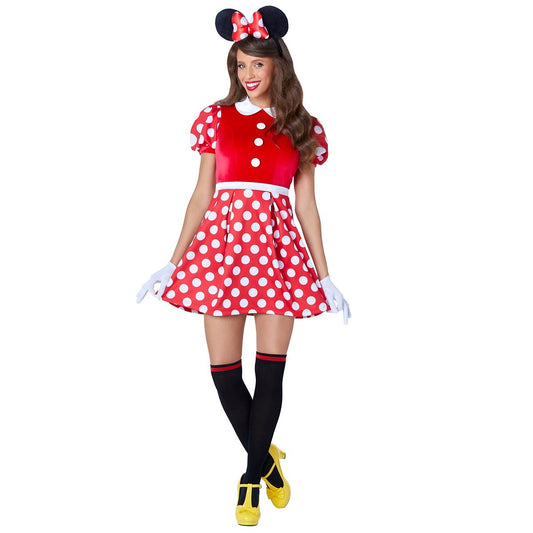 Adult Minnie Mouse Costume - Mickey and Friends RED
