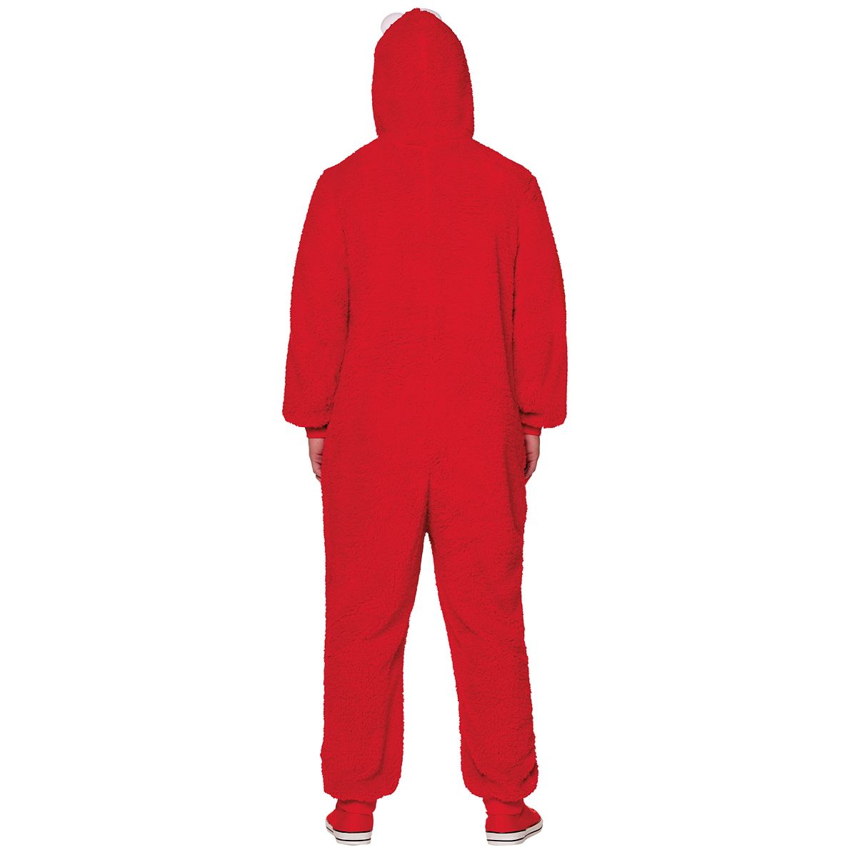 Adult Elmo Jumpsuit Costume -  Sesame Street RED
