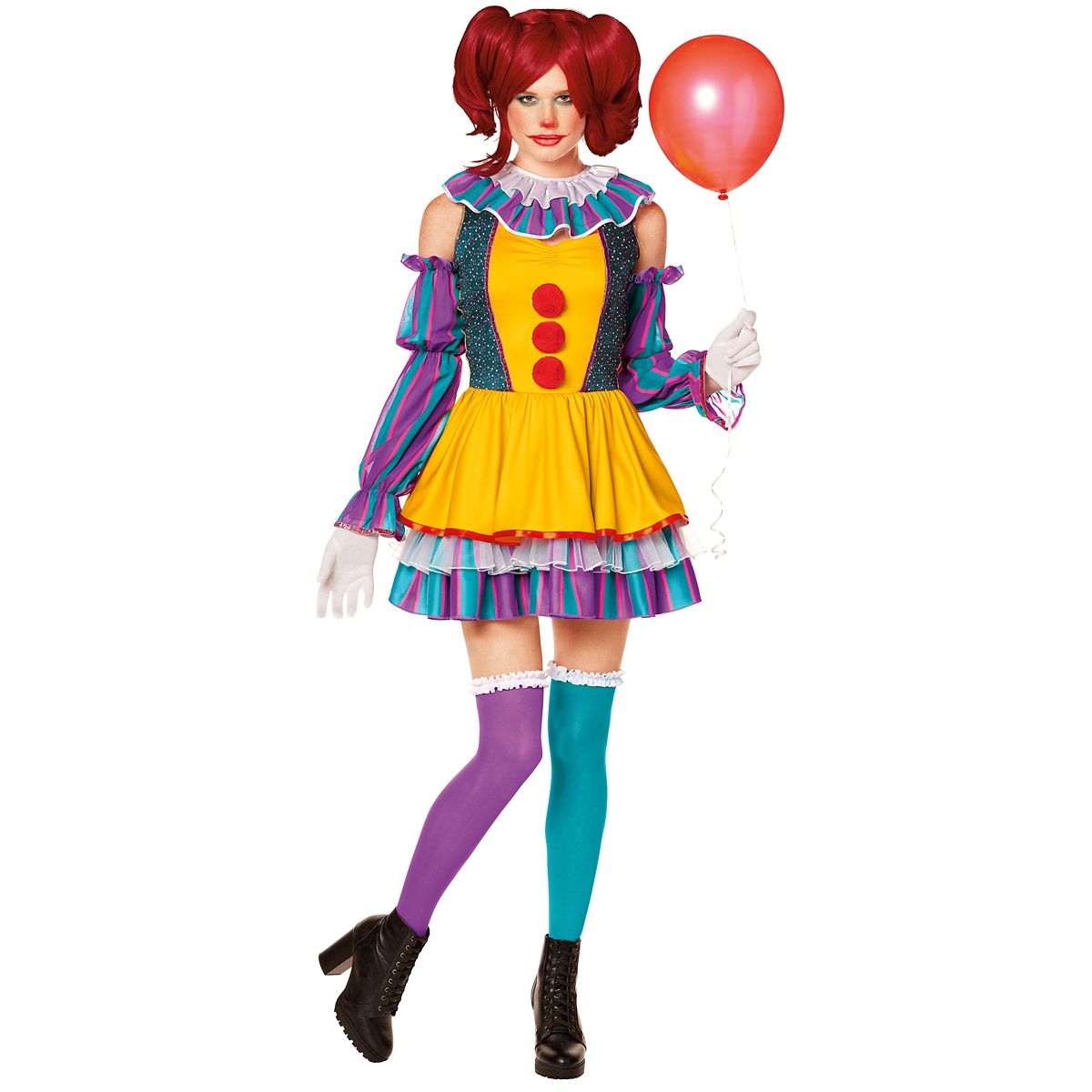 Adult Classic Pennywise Dress Costume - It YELLOW